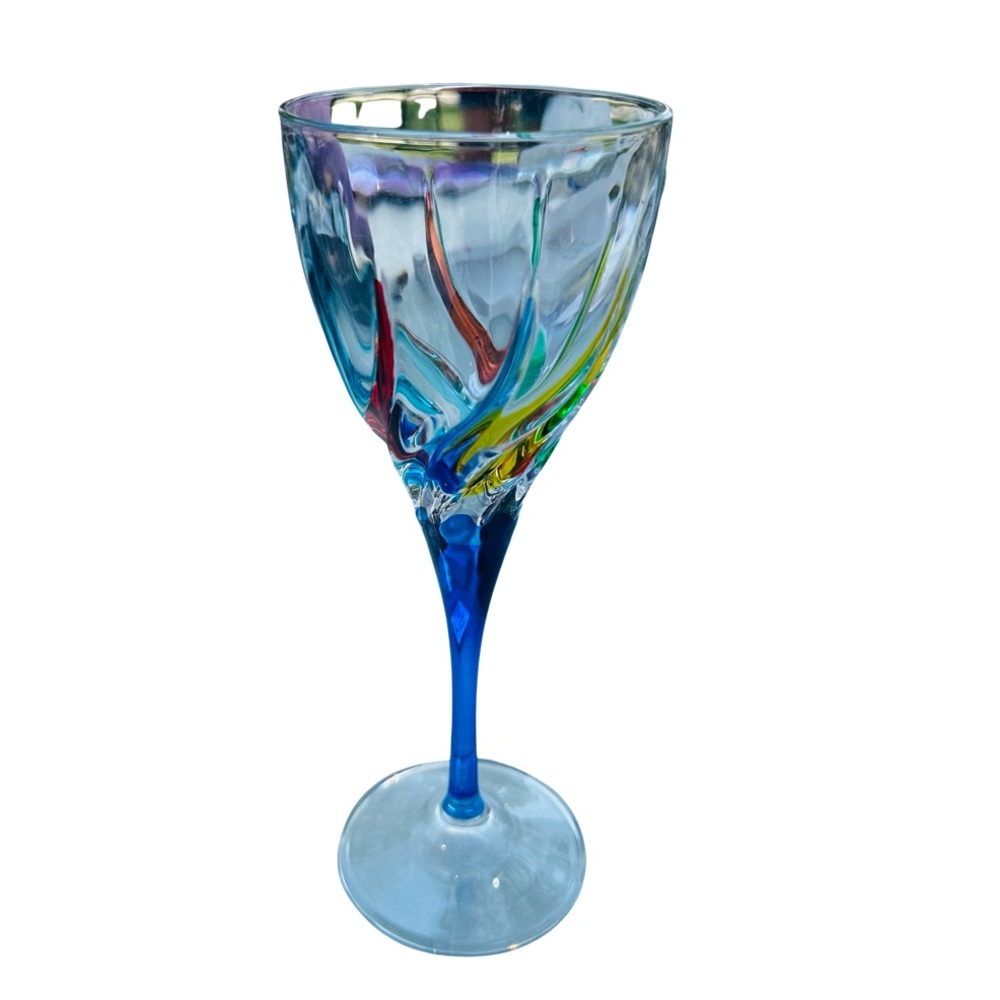 Beautiful Handblown wine glass from Coopers Hawk Winery